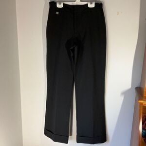 Guess Jeans Wide Puddle Cuff Leg, Black. Size 27